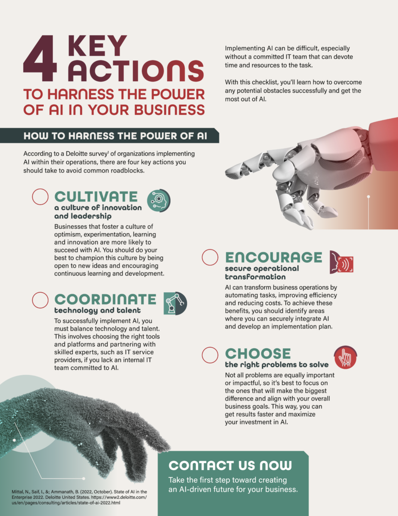 4 Key Actions to Harness the Power of AI in Your Business